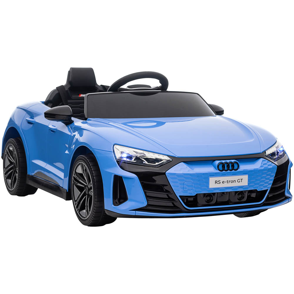 Tommy Toys Audi RS E Tron GT Kids Ride On Electric Car Blue 12V Image 1