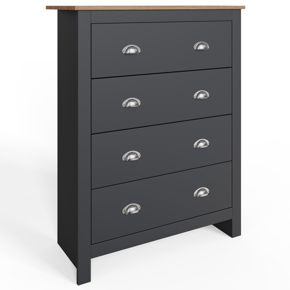 GFW Lancaster Slate Blue 3 Piece Bedroom Furniture Set Image 3