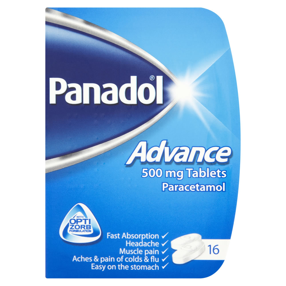 Panadol Advance Paracetamol Tablets 500mg 16 pack Image