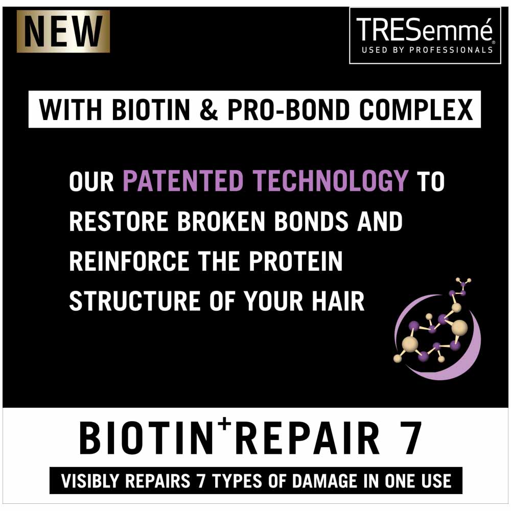 TREsemme Biotin+ Repair 7 Shampoo 400ml Image 9