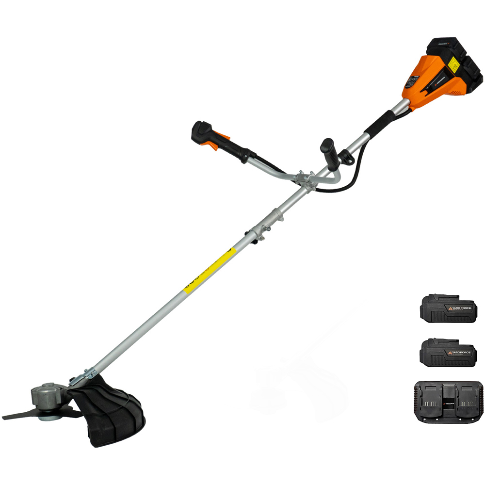 Yard Force LT C38-UK 40V 2-in-1 Cordless Brush Cutter and Grass Trimmer with 4.0Ah Batteries Image 1