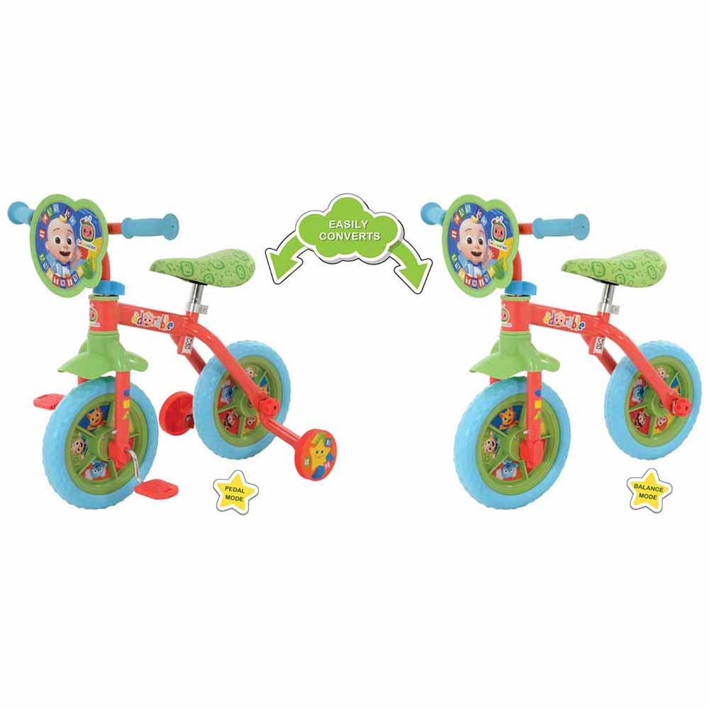 CoComelon 2-in-1 10" Training Bike Image 4