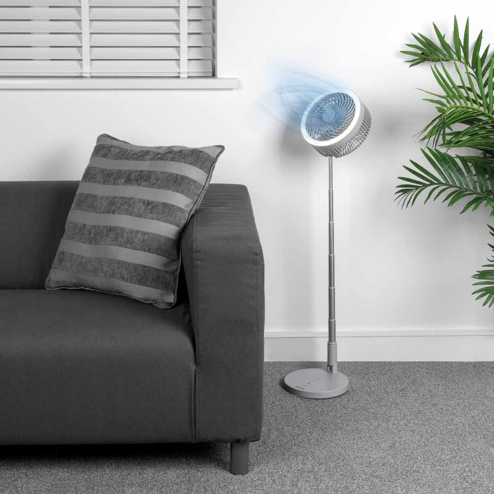 Beldray Cordless LED Foldable Fan Grey Image 8