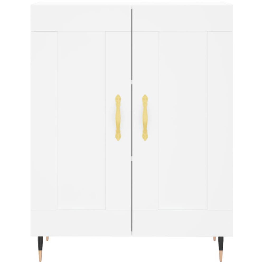 vidaXL 2 Door White Sideboard Image 5