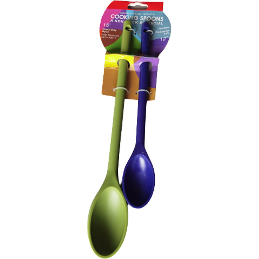 Avilo Non-Scratch Nylon Cooking Spoon 2 Pack Image 3
