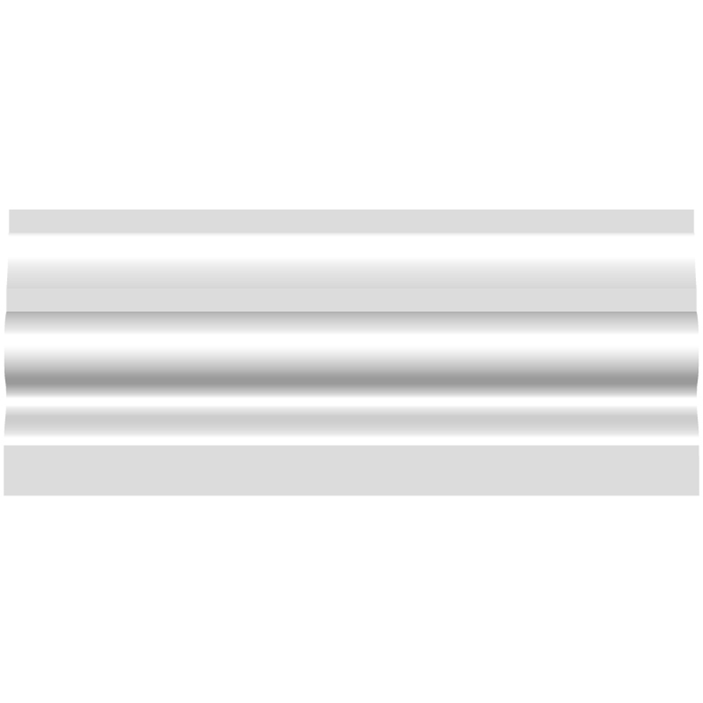 National Skirting White Venice Primed Dado Rail 18mm 50 x 4200mm Image 2
