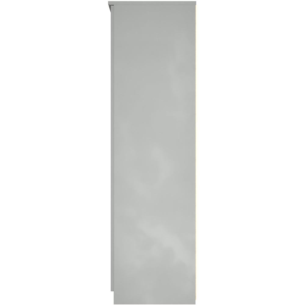 Crowndale Camden 2 Door Grey Gloss and Dusk Grey Wardrobe Ready Assembled Image 3
