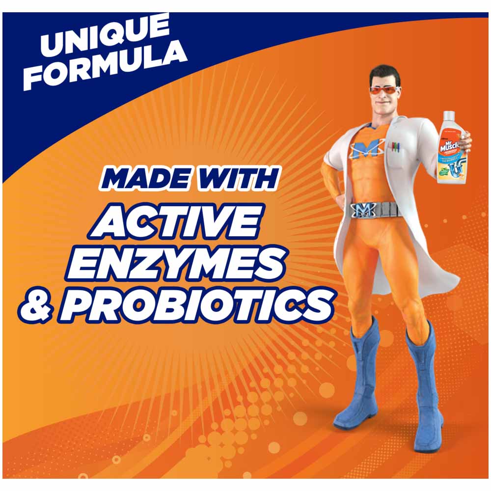 Mr Muscle Probiotic Drain Cleaner 500ml Image 5
