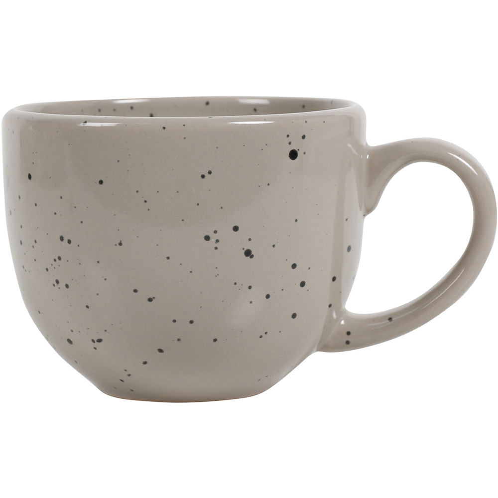 Kiso Warm Grey Speckled Mugs 4 Pack Image 2