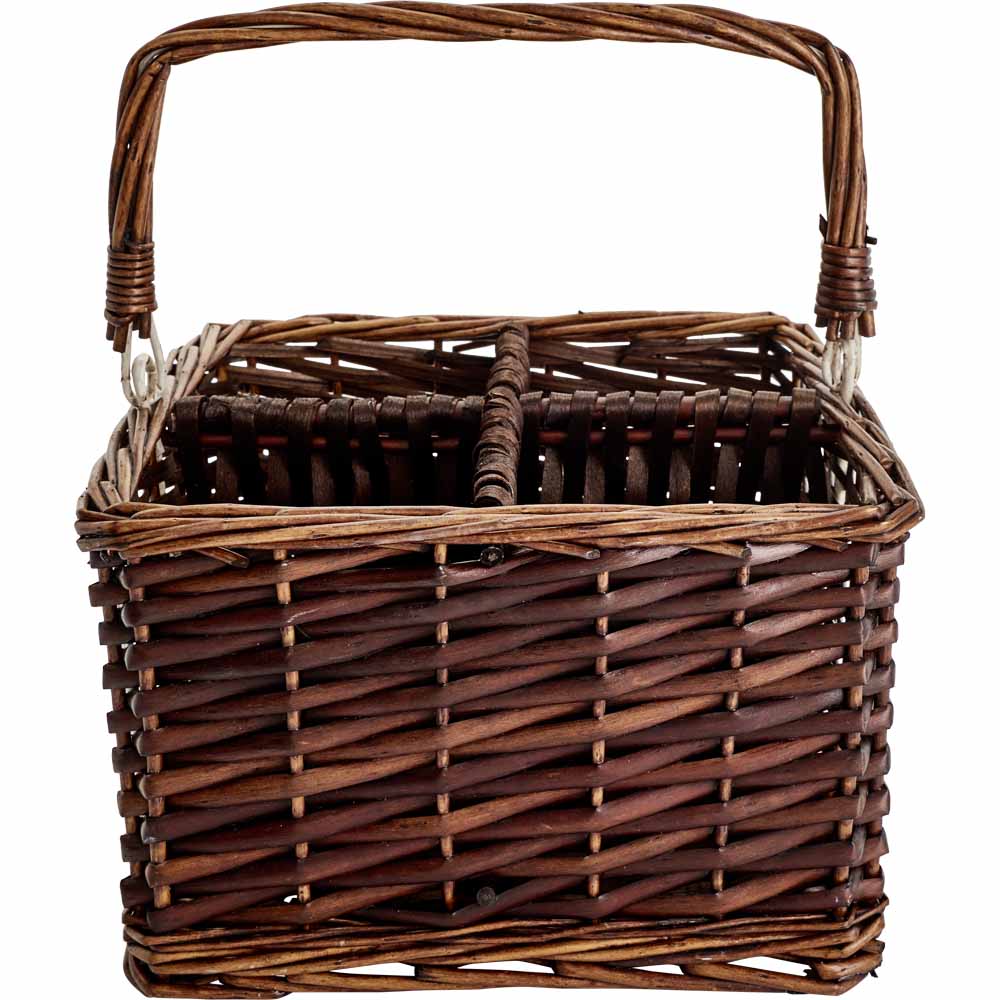 Wilko Brown Wine Carrier Gift Hamper Wilko
