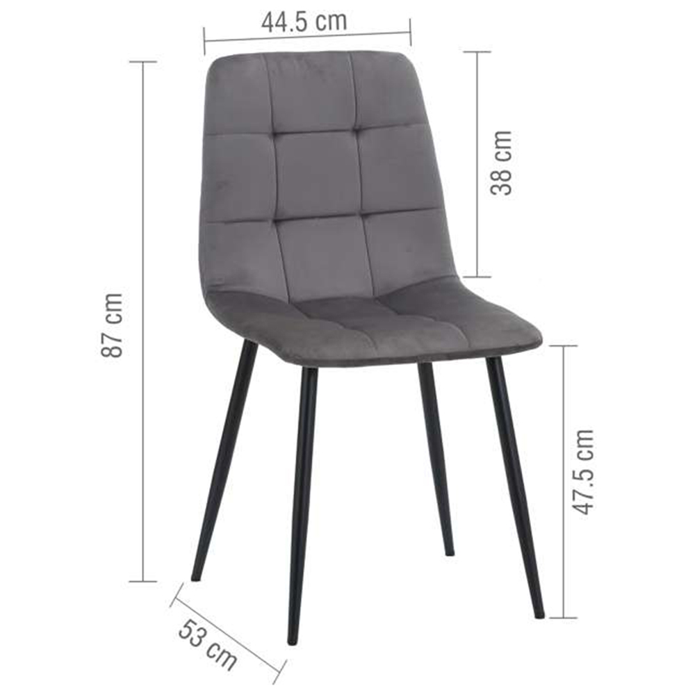 Birlea Axel 4 Seater Round Fluted Dining Set Brown Image 7