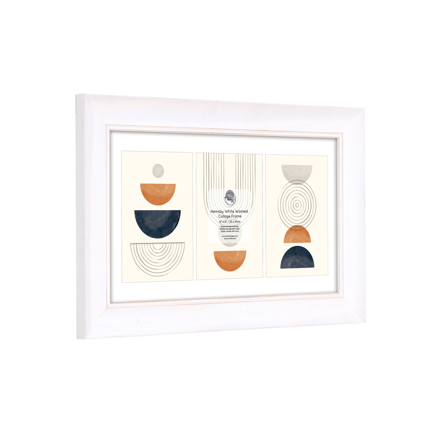 Hemsby Washed Collage Frame - White Image 4