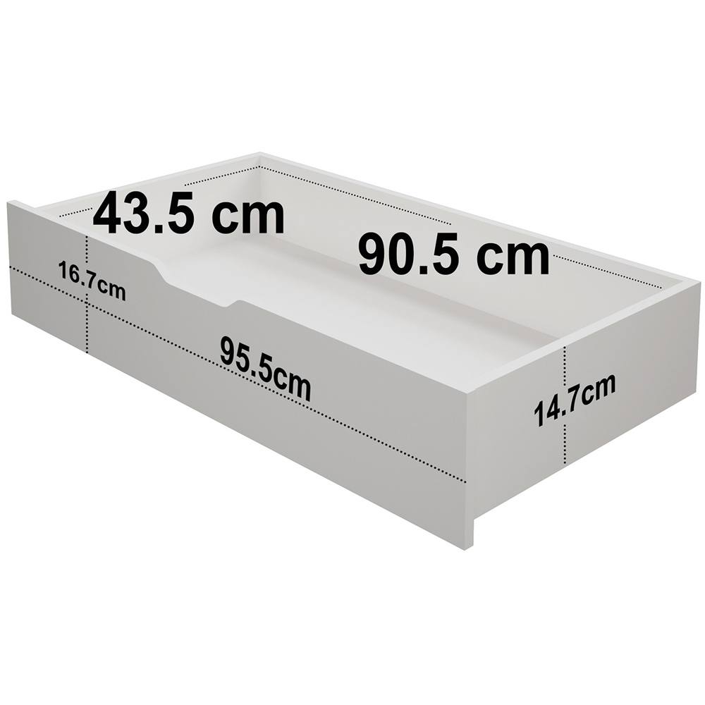 Flair Aris Single White Montessori Bed Image 7
