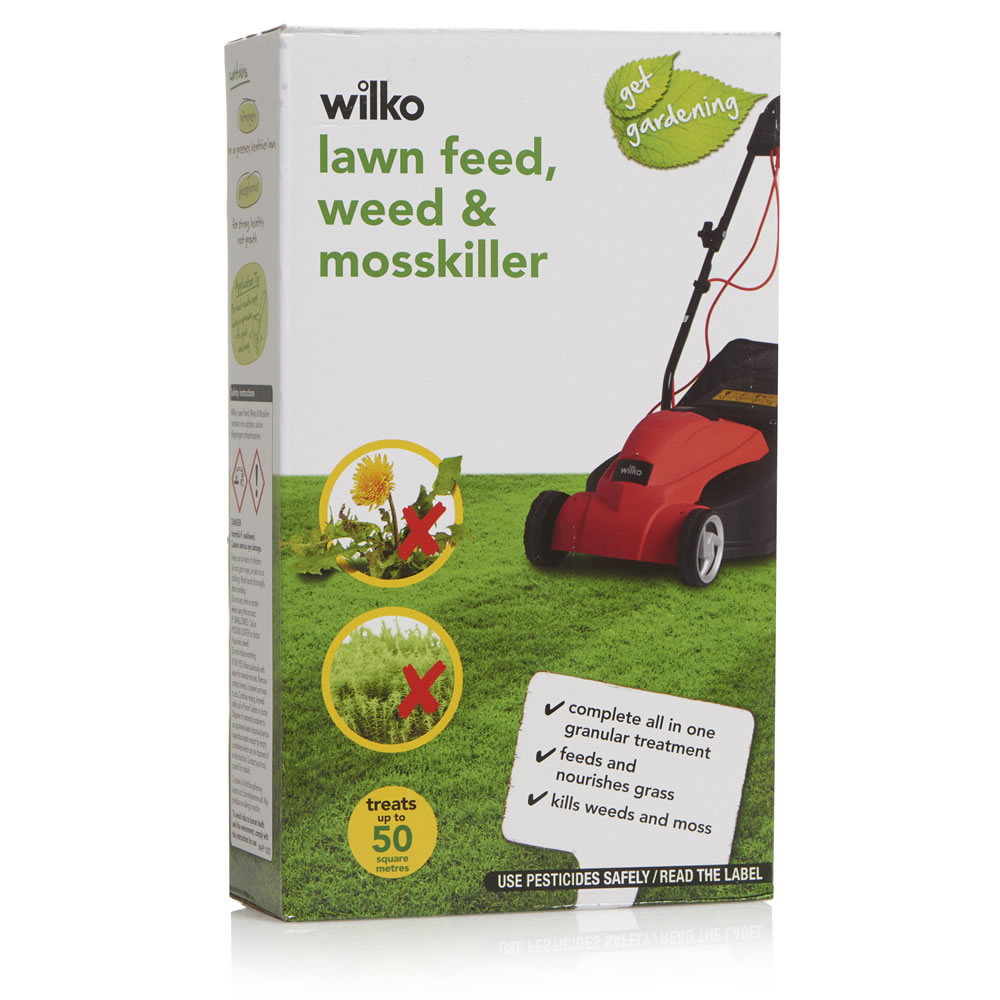 Wilko Lawn Feed Weed and Moss Killer 1.75kg Image 1