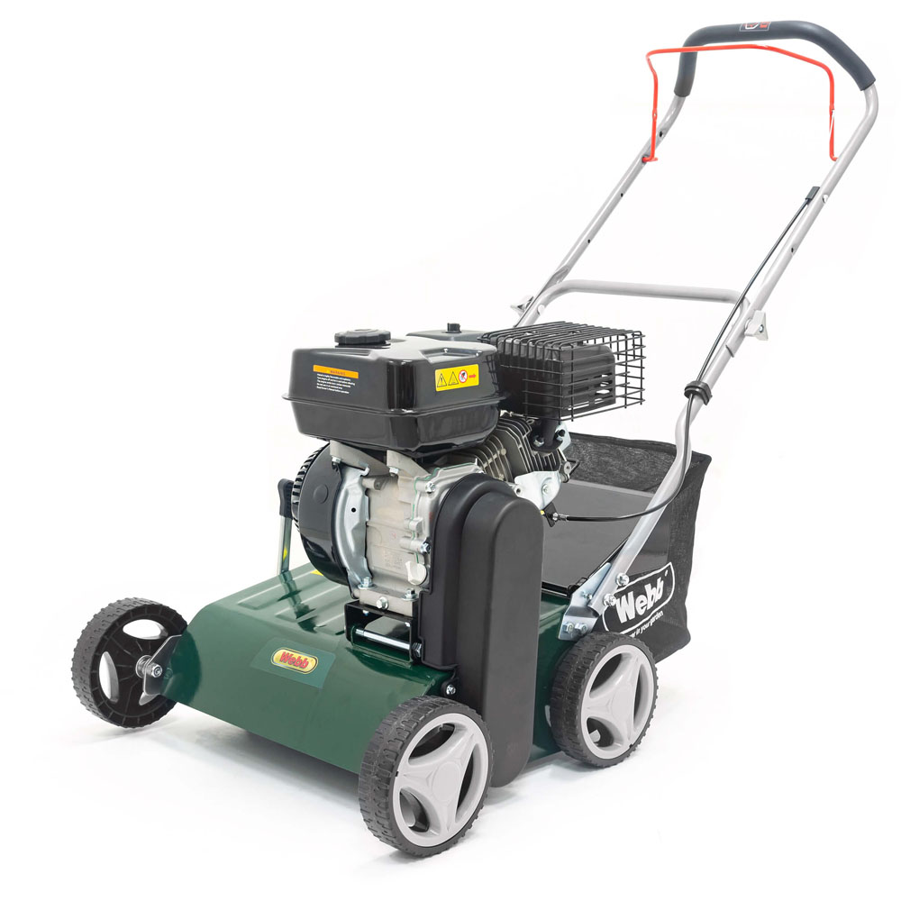 Webb 212cc 40cm Petrol Lawn Scarifier and Raker Image 2