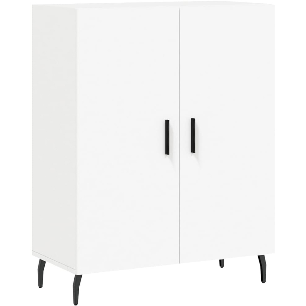 vidaXL 4 Door White Highboard Image 6