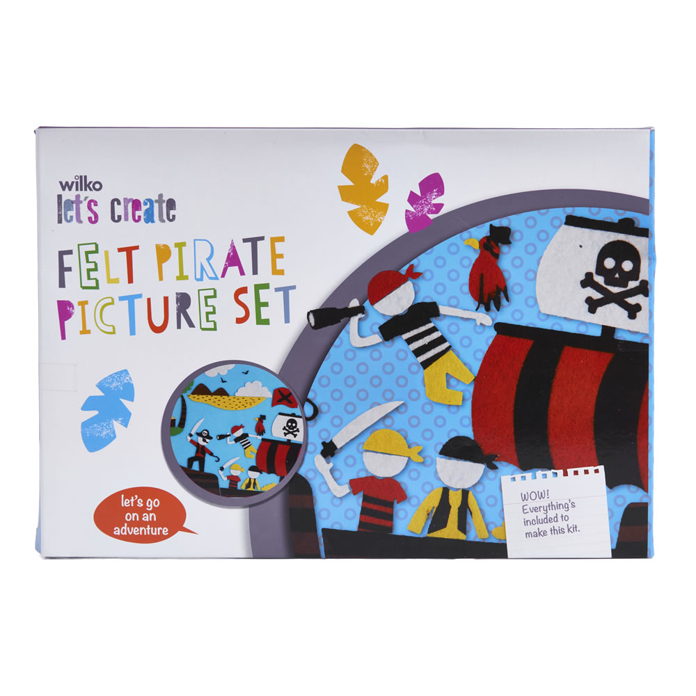 Single Wilko Felt Picture Play Set in Assorted styles Image 4