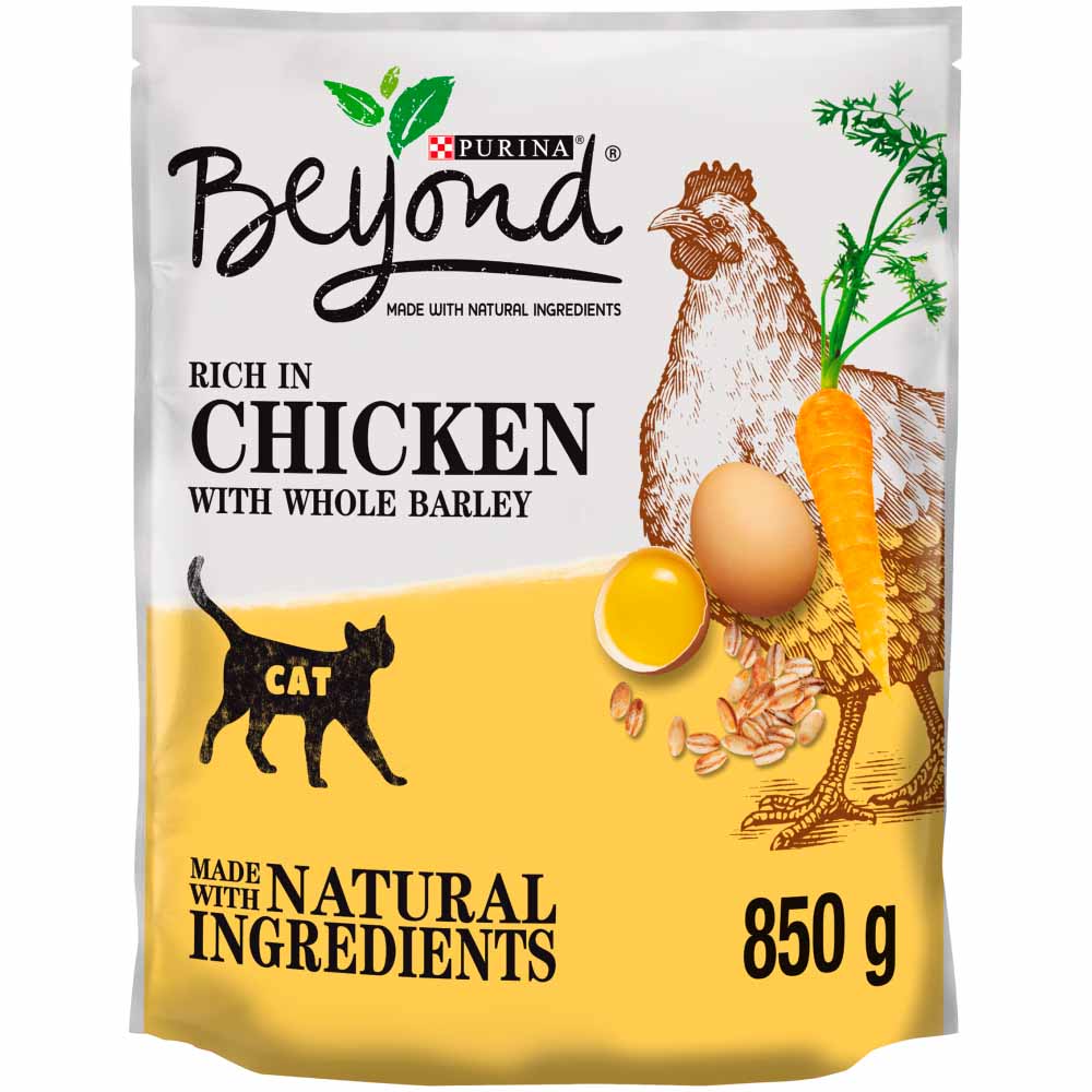 Beyond Simply Dry Cat Food Rich in Chicken 850g Image 1