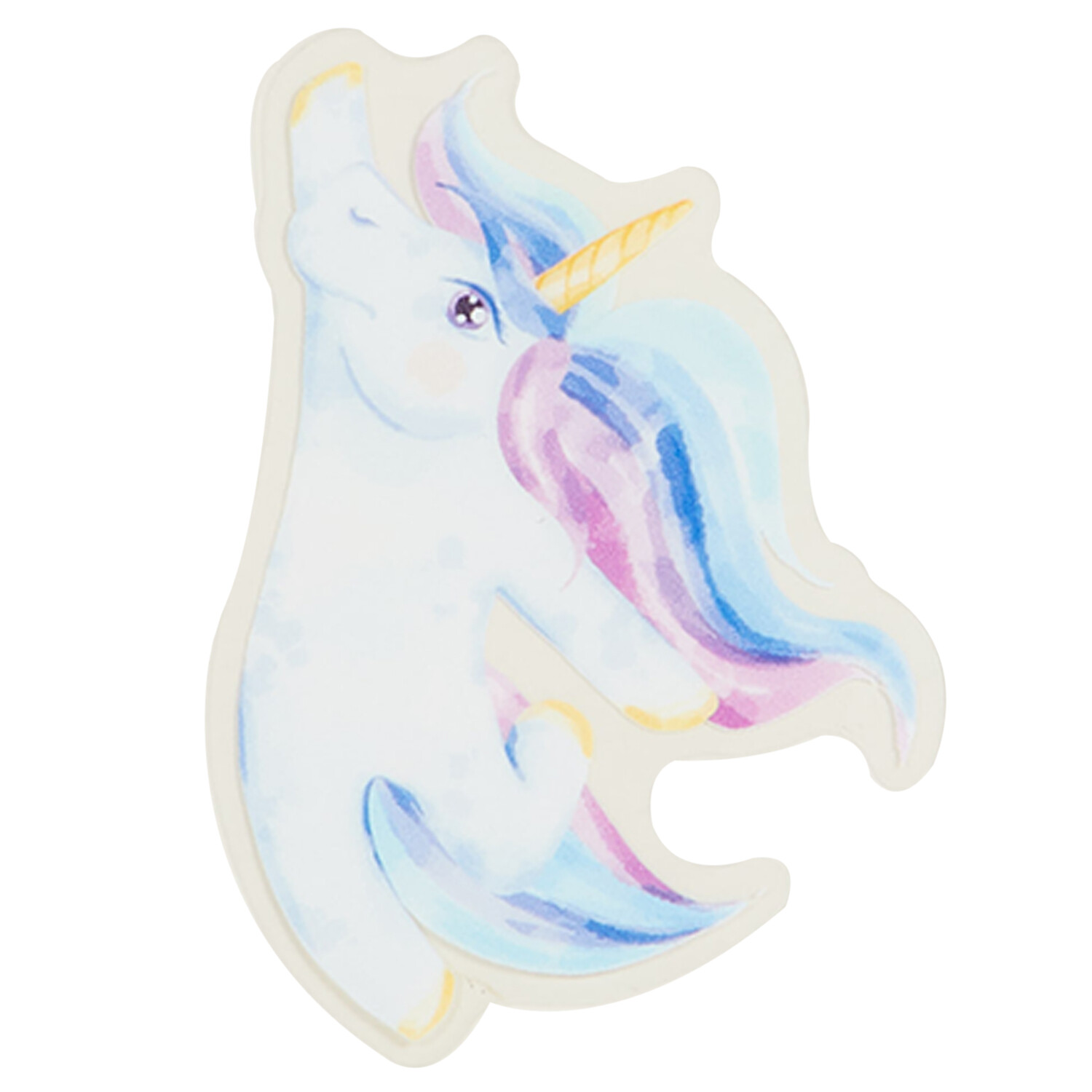 Pack of 18 Transparent Stickers - Multicolour / Unicorns Image 3