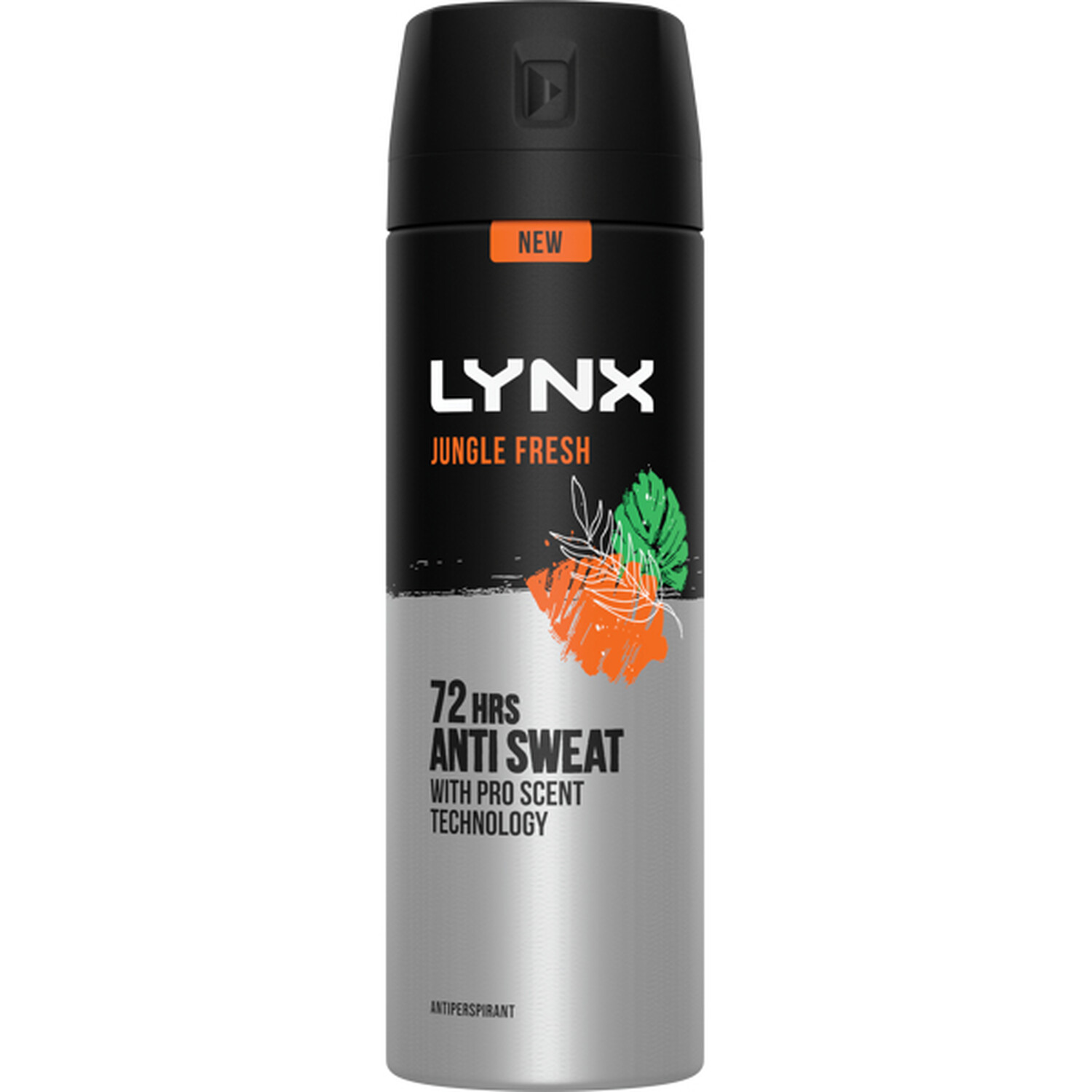 Lynx Jungle Fresh Antiperspirant 200ml - Black Image