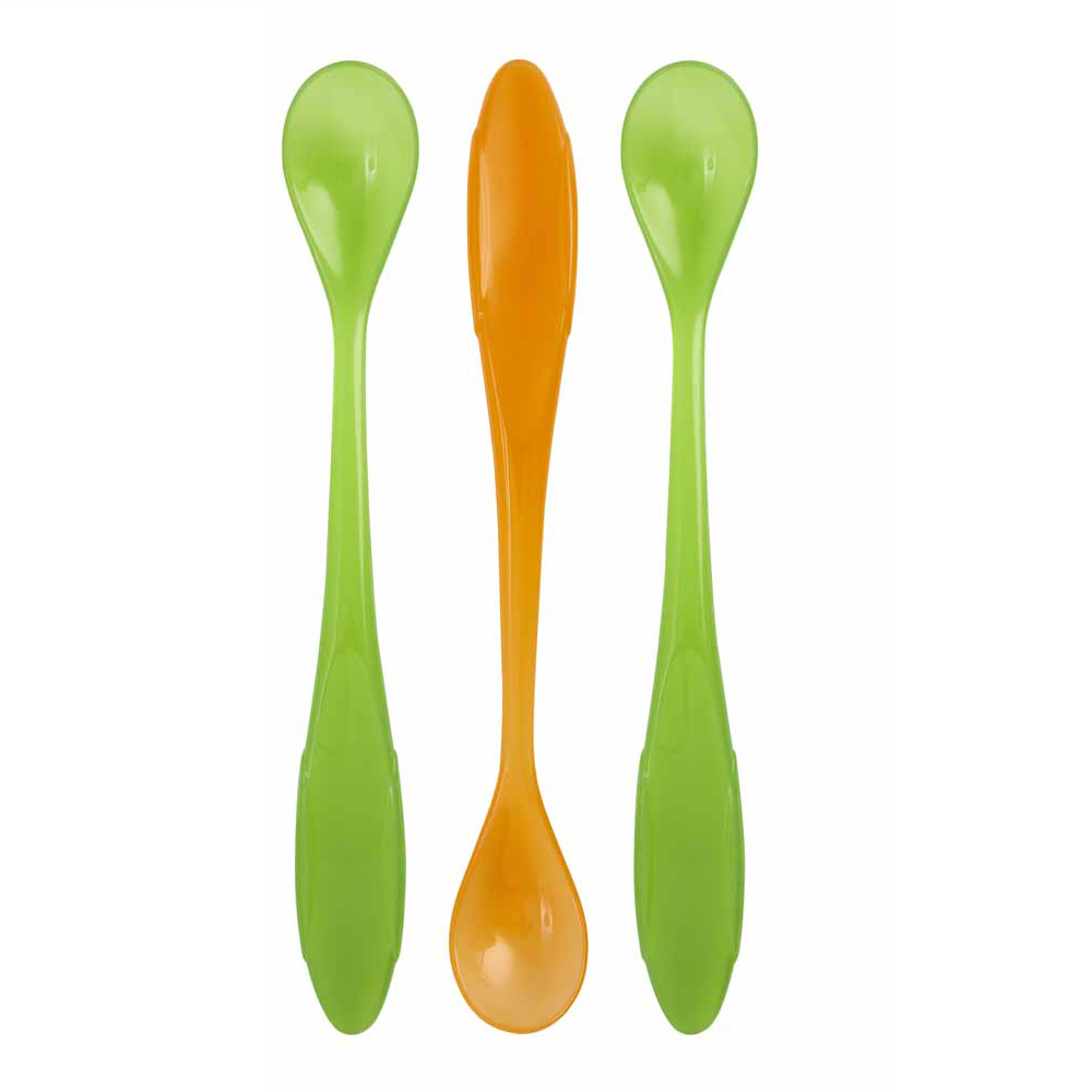Single Wilko Long Handle Weaning Spoons in Assorted styles Image 4