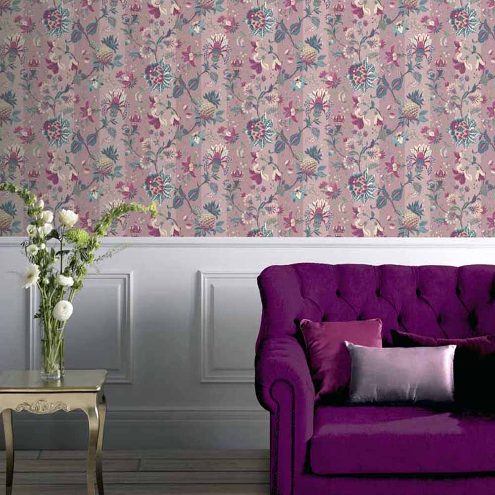 Arthouse Paul Moneypenny Crown Jewels Pink Wallpaper Image 3