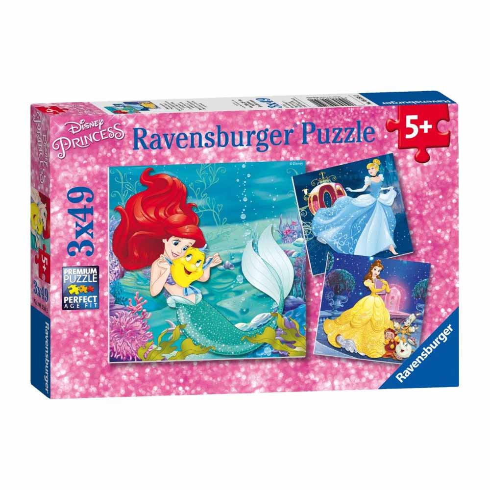 Disney Princess 3x49pc Jigsaws Image