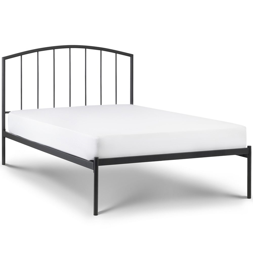 Julian Bowen Onyx Double Anthracite Metal Bed Frame Image 3