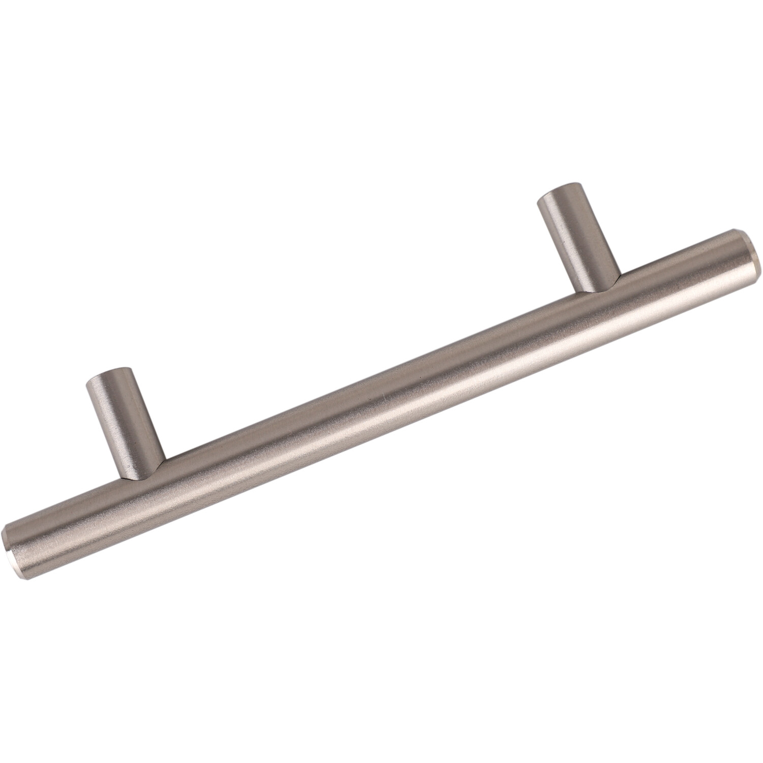 Pack of 2 T Bar Cabinet Pull Handles Brushed Nickel Image 2