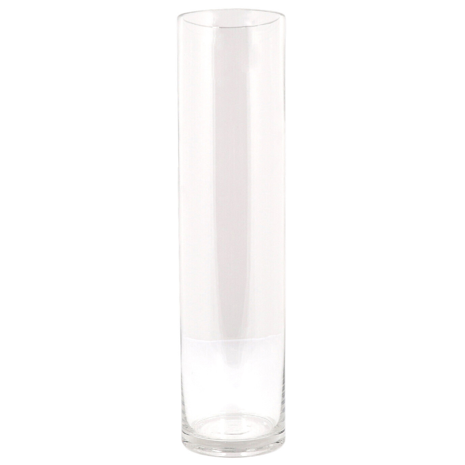 Clear Glass Cylinder Vase 40cm Image