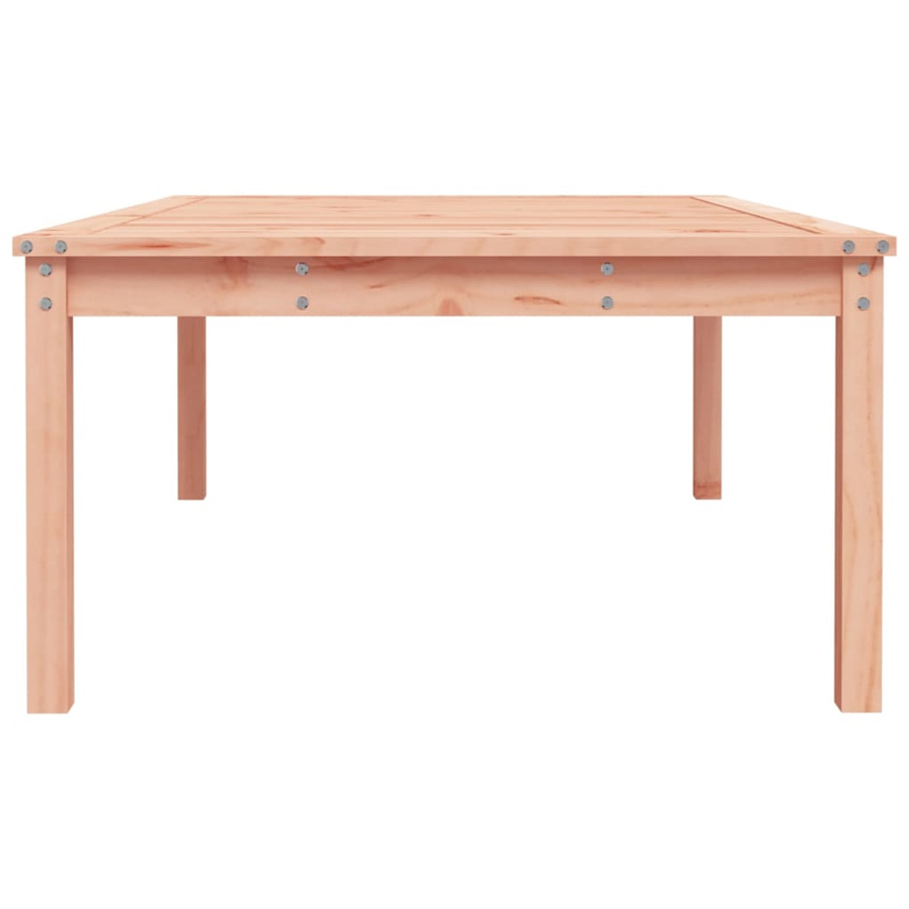 vidaXL Natural Solid Douglas Wood Slatted Garden Table 121 x 82.5cm Image 4