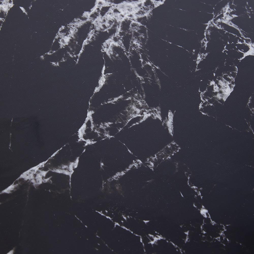 Living and Home Marble Black Peel and Stick Wall Sticker 10 Pack Image 4