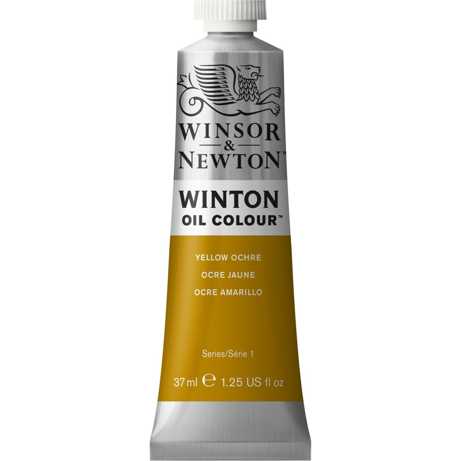 Winsor and Newton 37ml Winton Oil Colours - Yellow Ochre Image 1