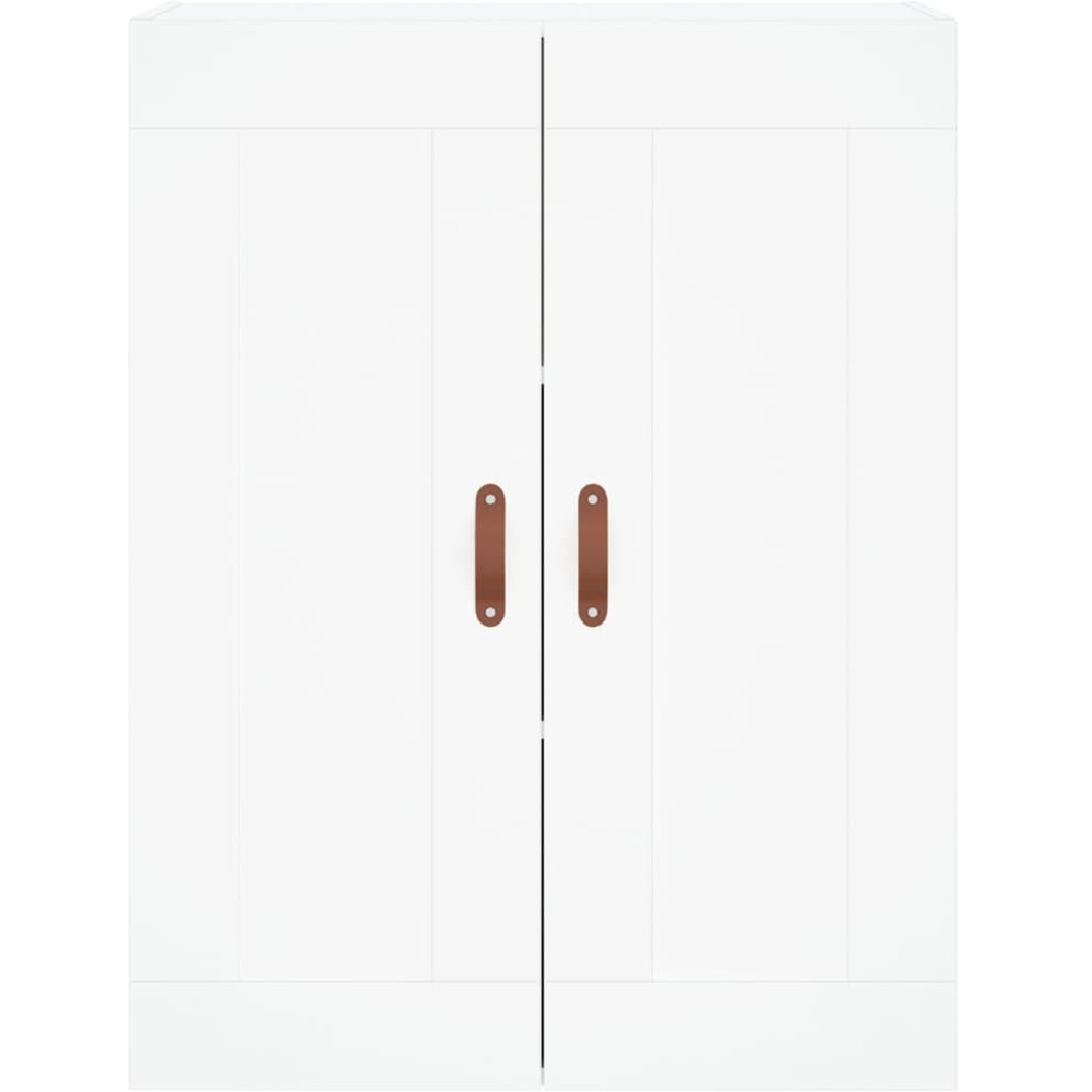 vidaXL 2 Door 3 Drawer White Slim Highboard Image 6