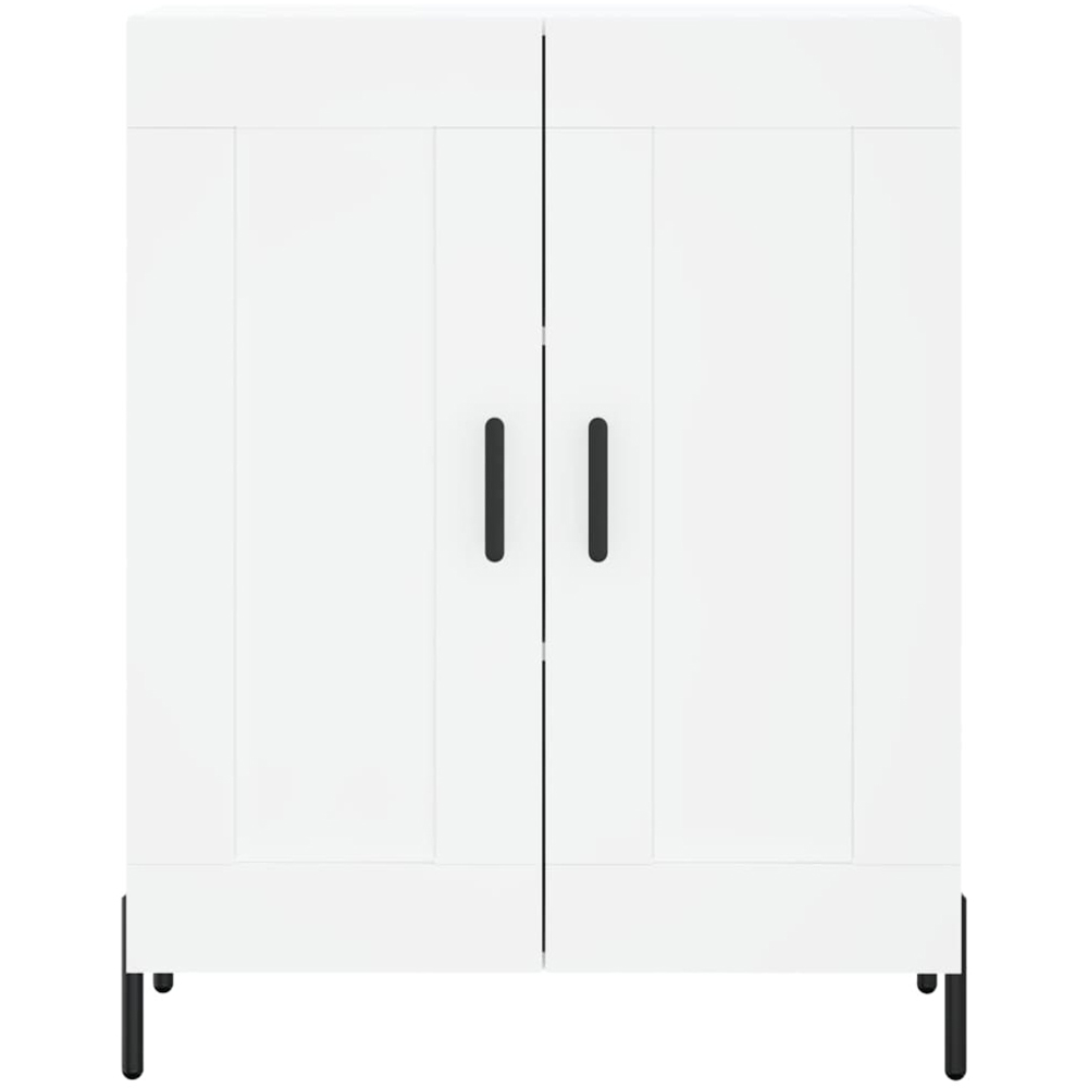vidaXL 2 Door White Sideboard Image 5