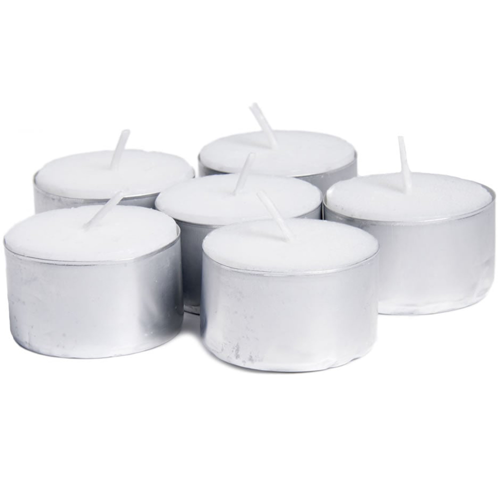 Wilko White Unscented Tealights 30 Pack Image 2