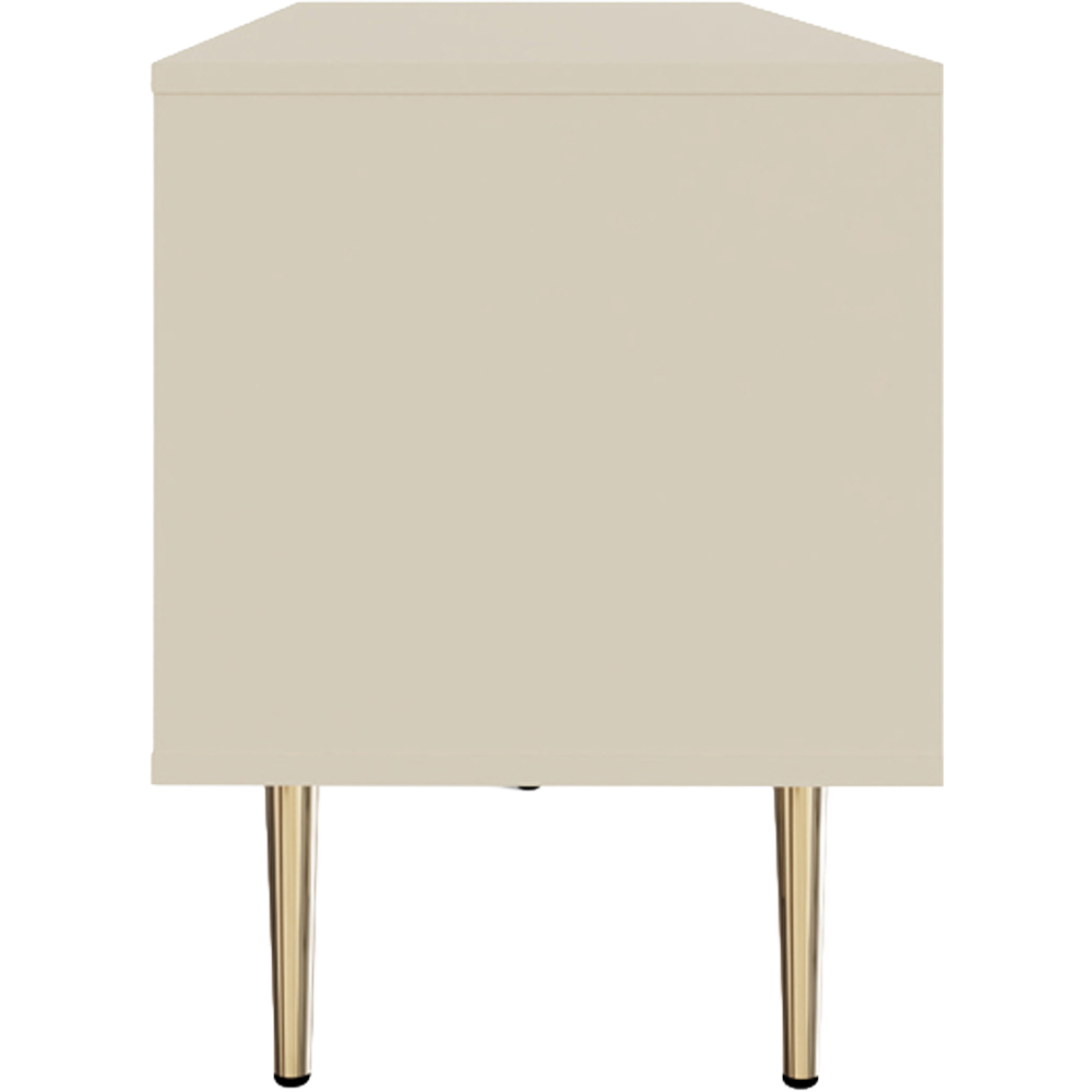 GFW Azariah 2 Door Single Drawer Single Shelf Ivory TV Unit Image 6