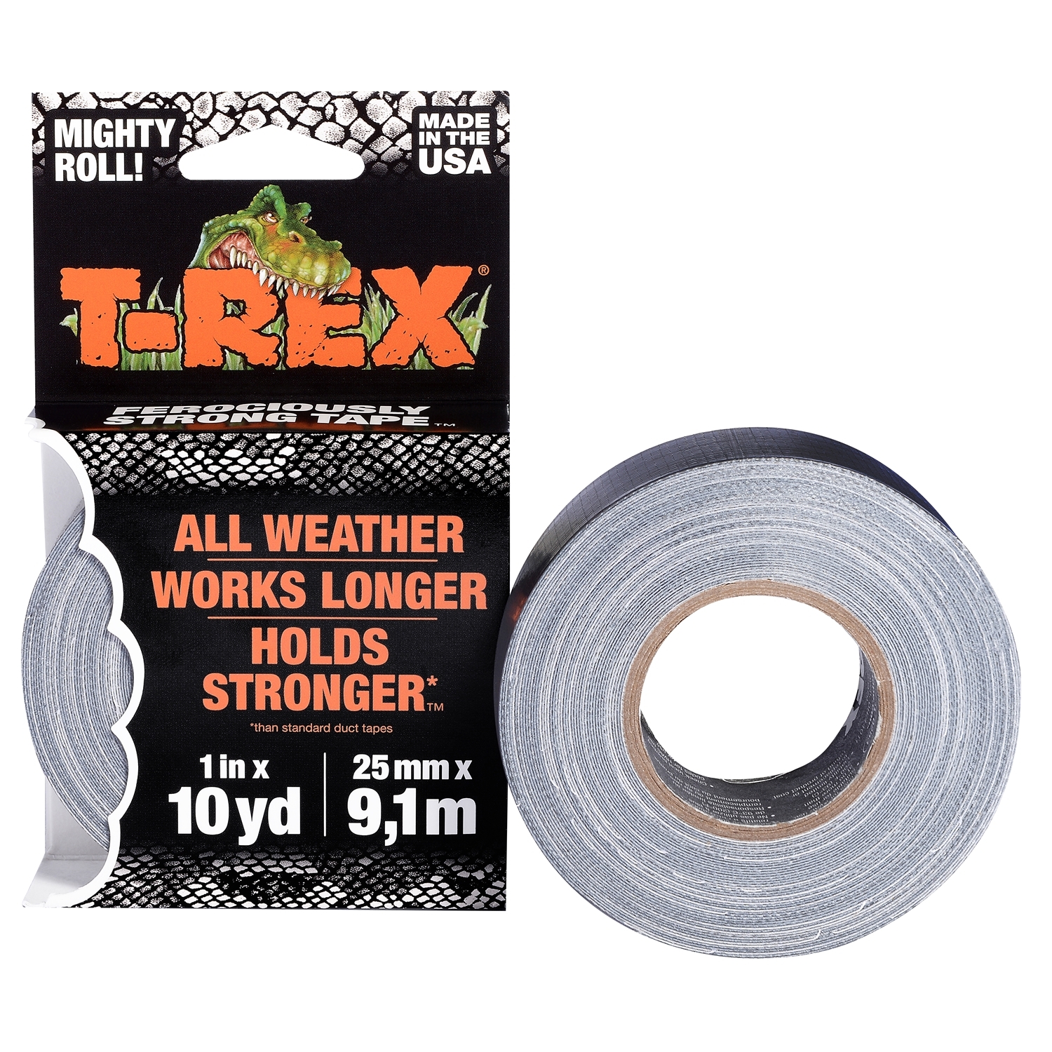 T Rex 25mm x 9.1m Black Tape Image 2