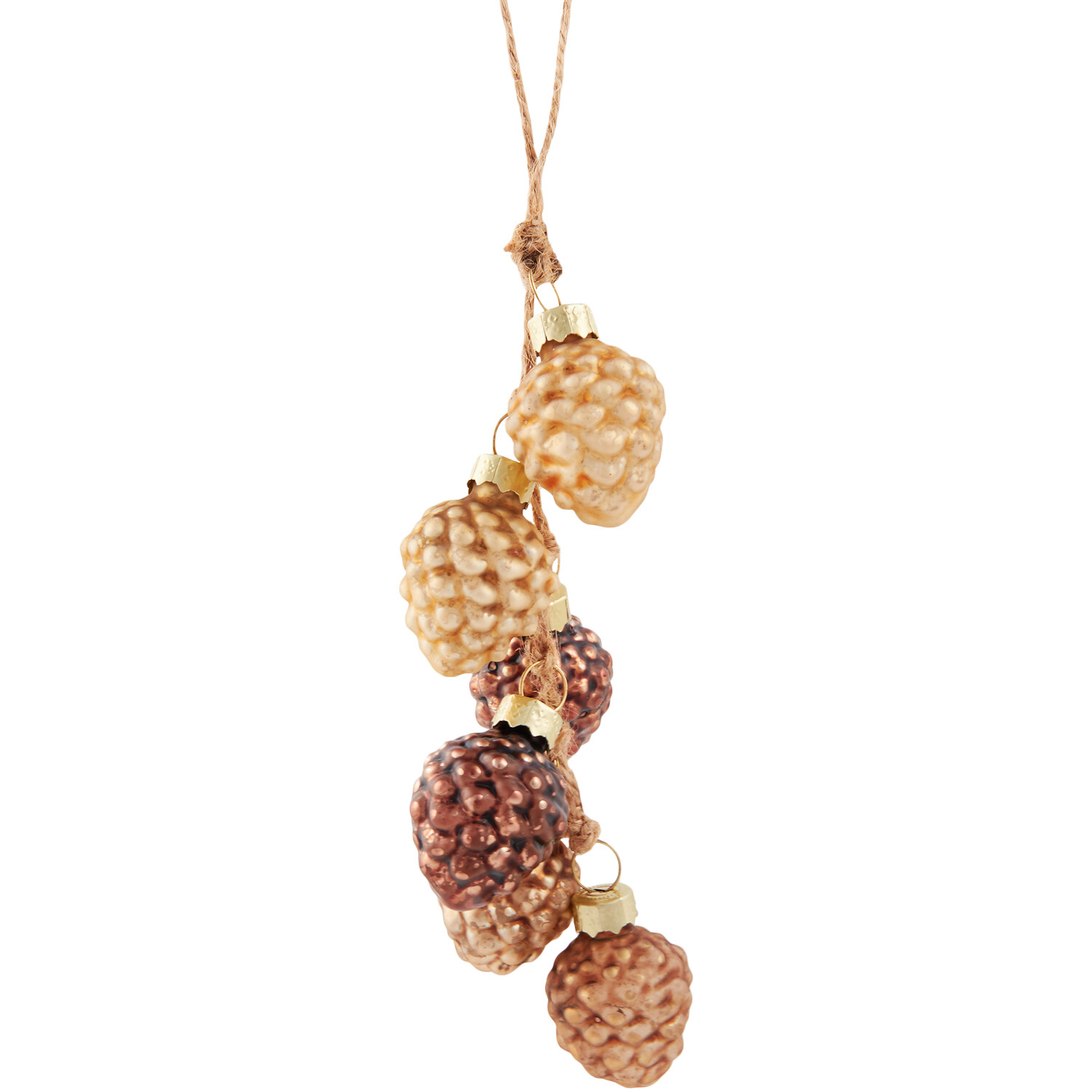 Glass Hanging Pinecones Image