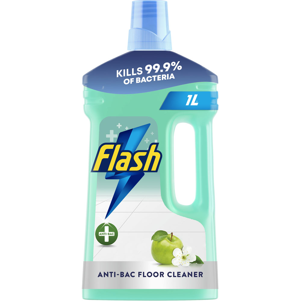 Flash Apple Blossom Antibacterial Liquid Cleaner 1L Image 1