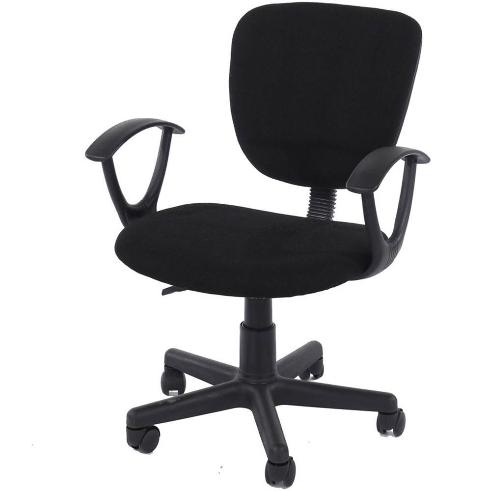 Loft Black Swivel Home Office Chair Image 3