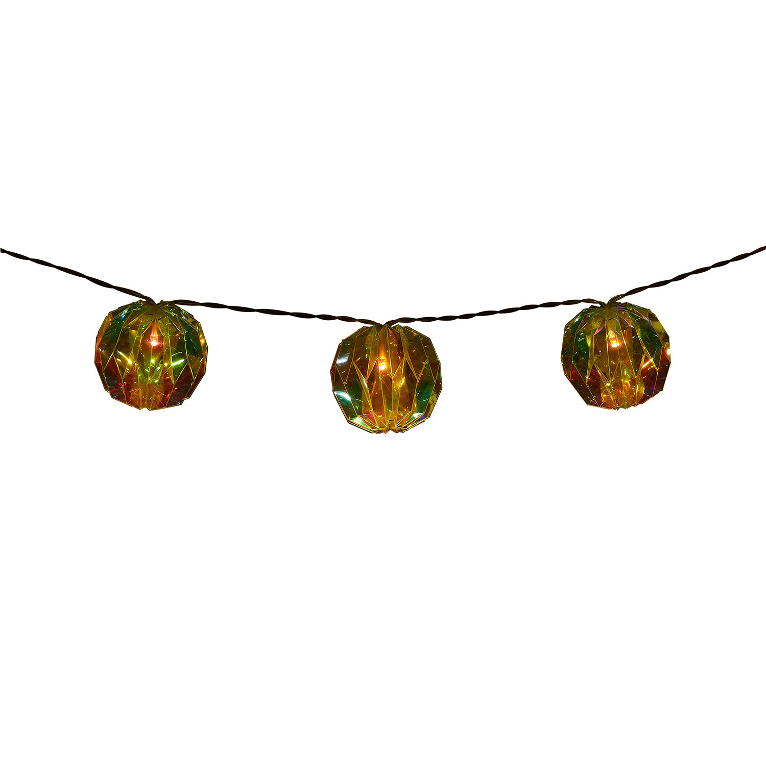 10 LED Iridescent Geometric String Light Image 3