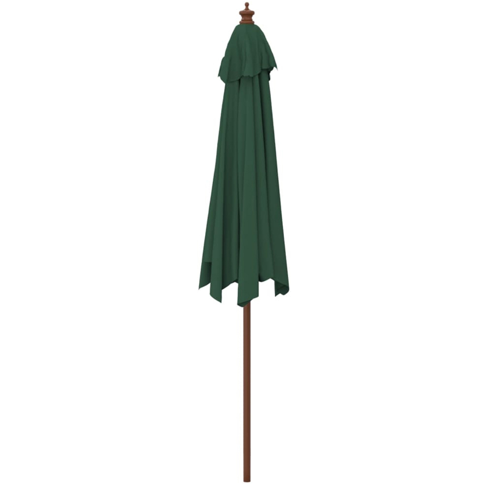 vidaXL Green Garden Parasol 2.4 x 2.9m Image 4