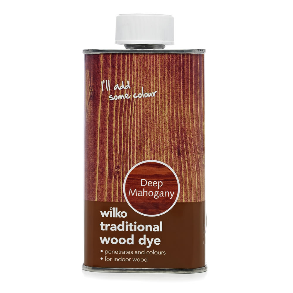 Wilko Dark Mahogany Traditional Wood Dye 250ml Image 2