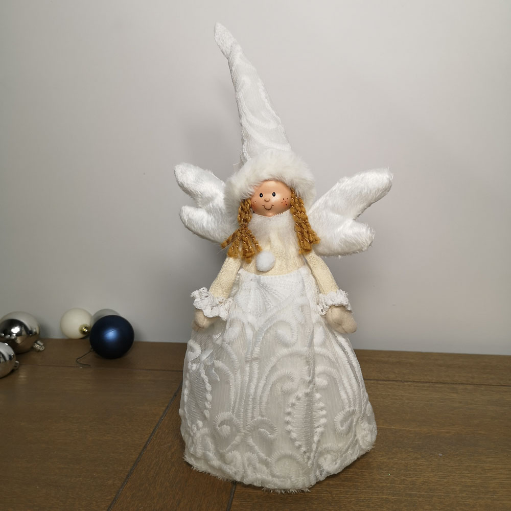 Premier Angel White Christmas Tree Topper 35cm Image 2