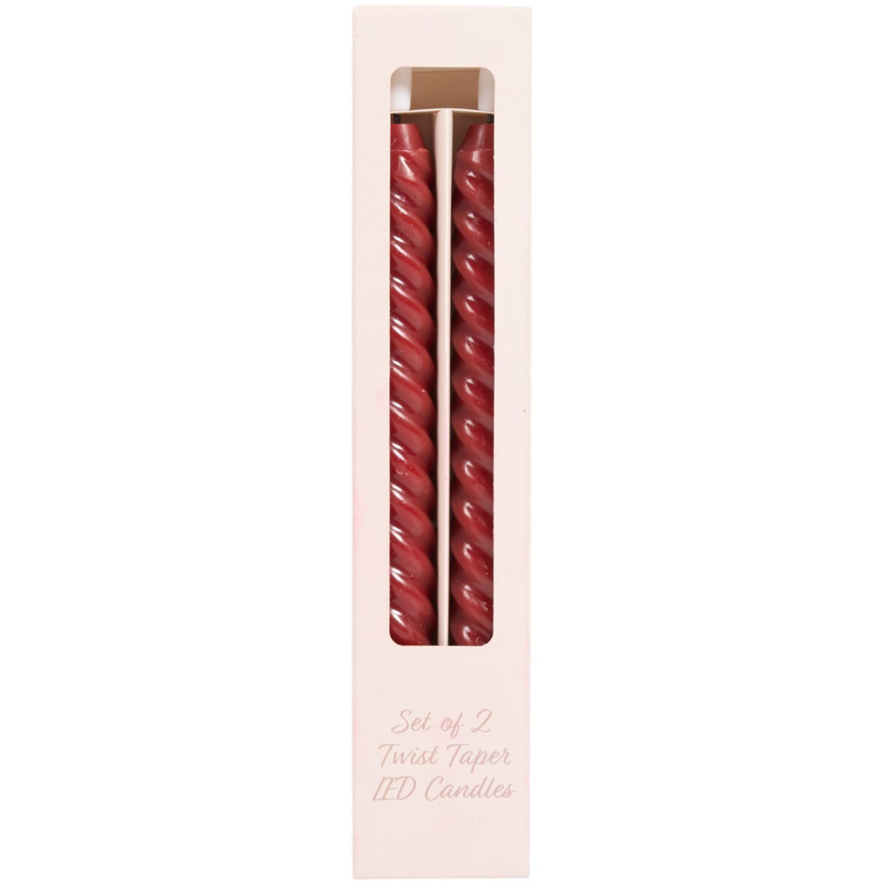 Pack of 2 Twist Taper LED Candles Image 7