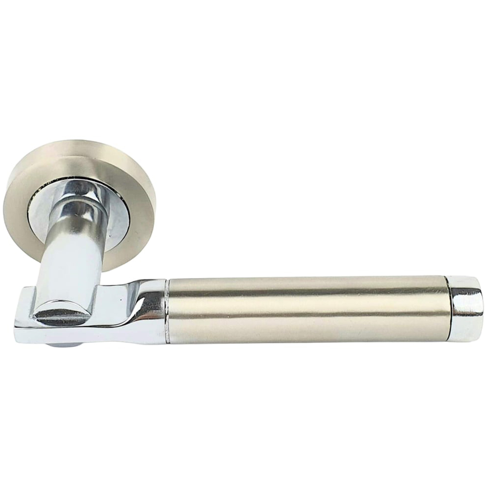 Golden Grace Duo Chrome Electra Bathroom Door Handle Set Image 2