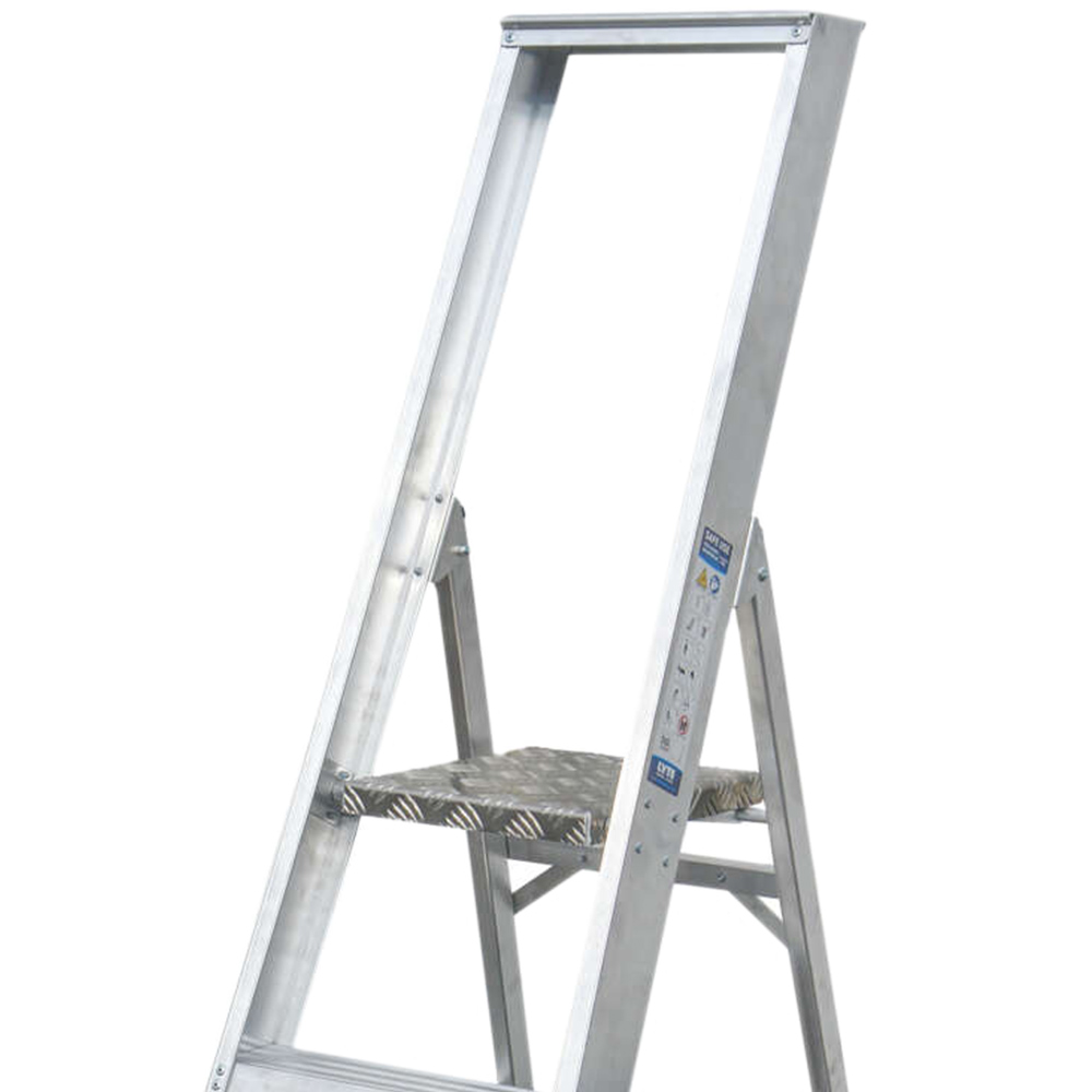 Lyte Ladders & Towers Professional Aluminium 4 Tread Platform Step Ladder with Tool Tray Image 2