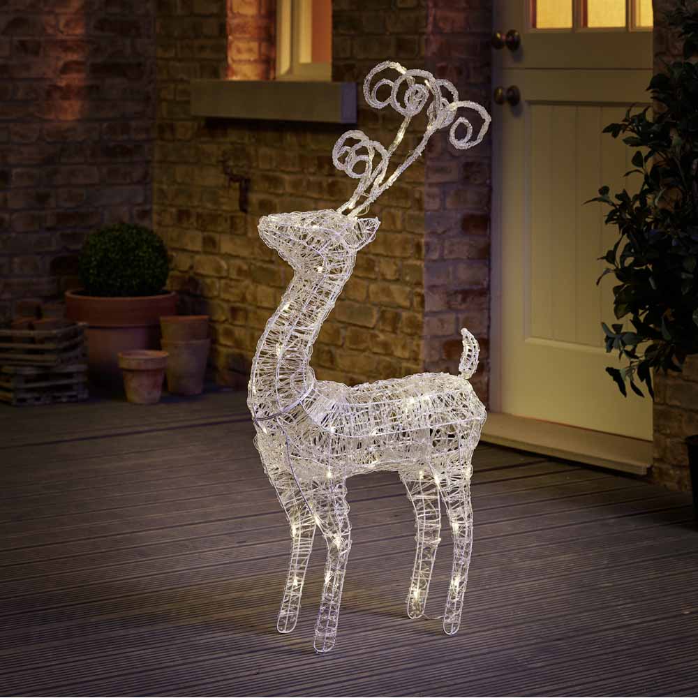 Wilko Medium Light Up Reindeer Image 1