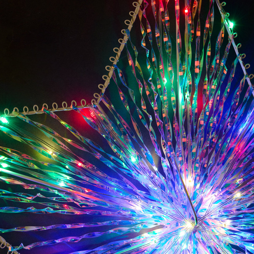 Twinkling Multicolour LED Star Image 3
